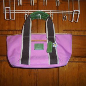 Adorable Mini Coach Tote Bag